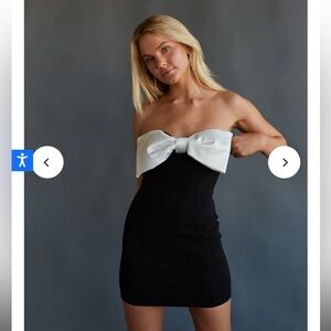 Kylie Bow Mini Dress
